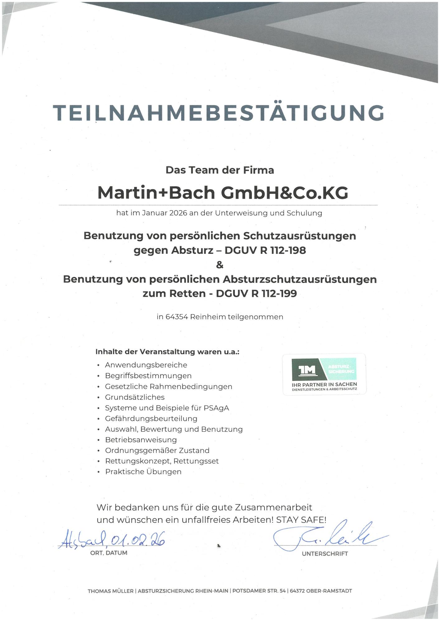 Zertifizierungsnachweis 15