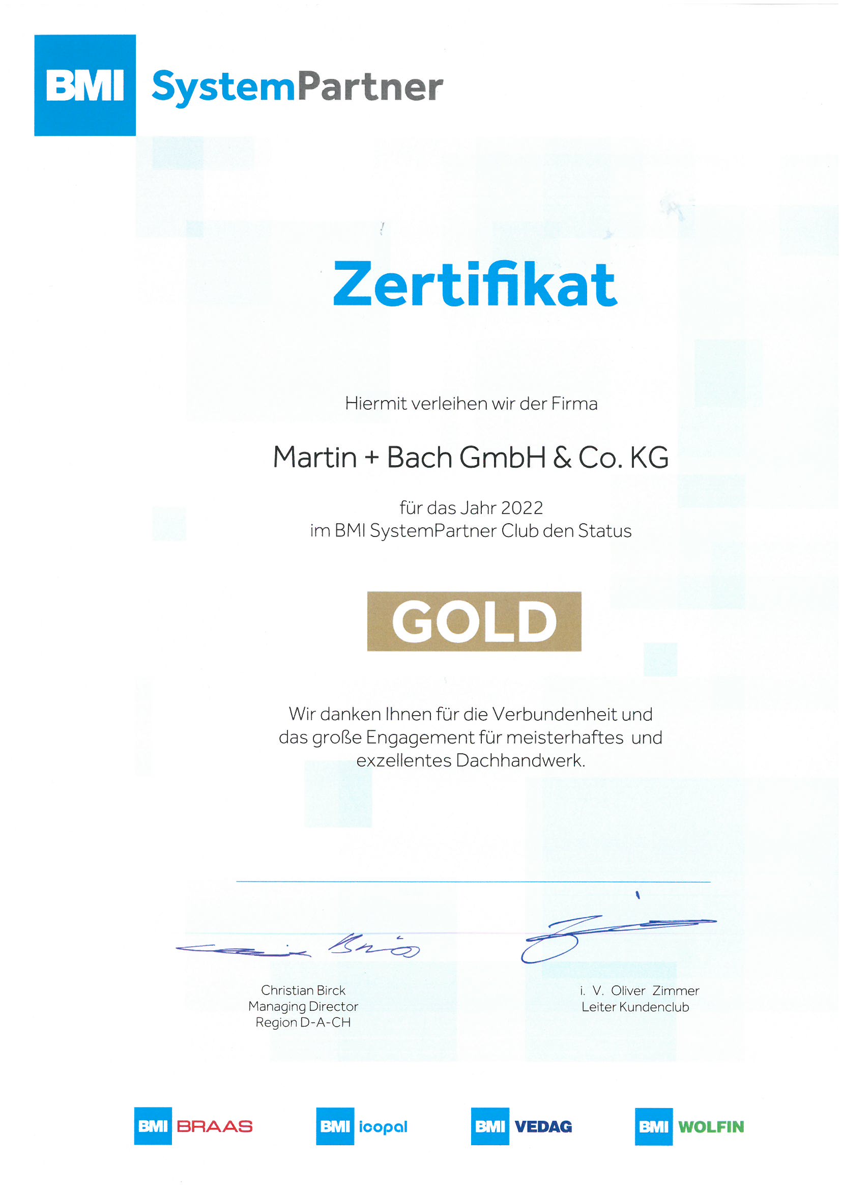 Zertifizierungsnachweis 7
