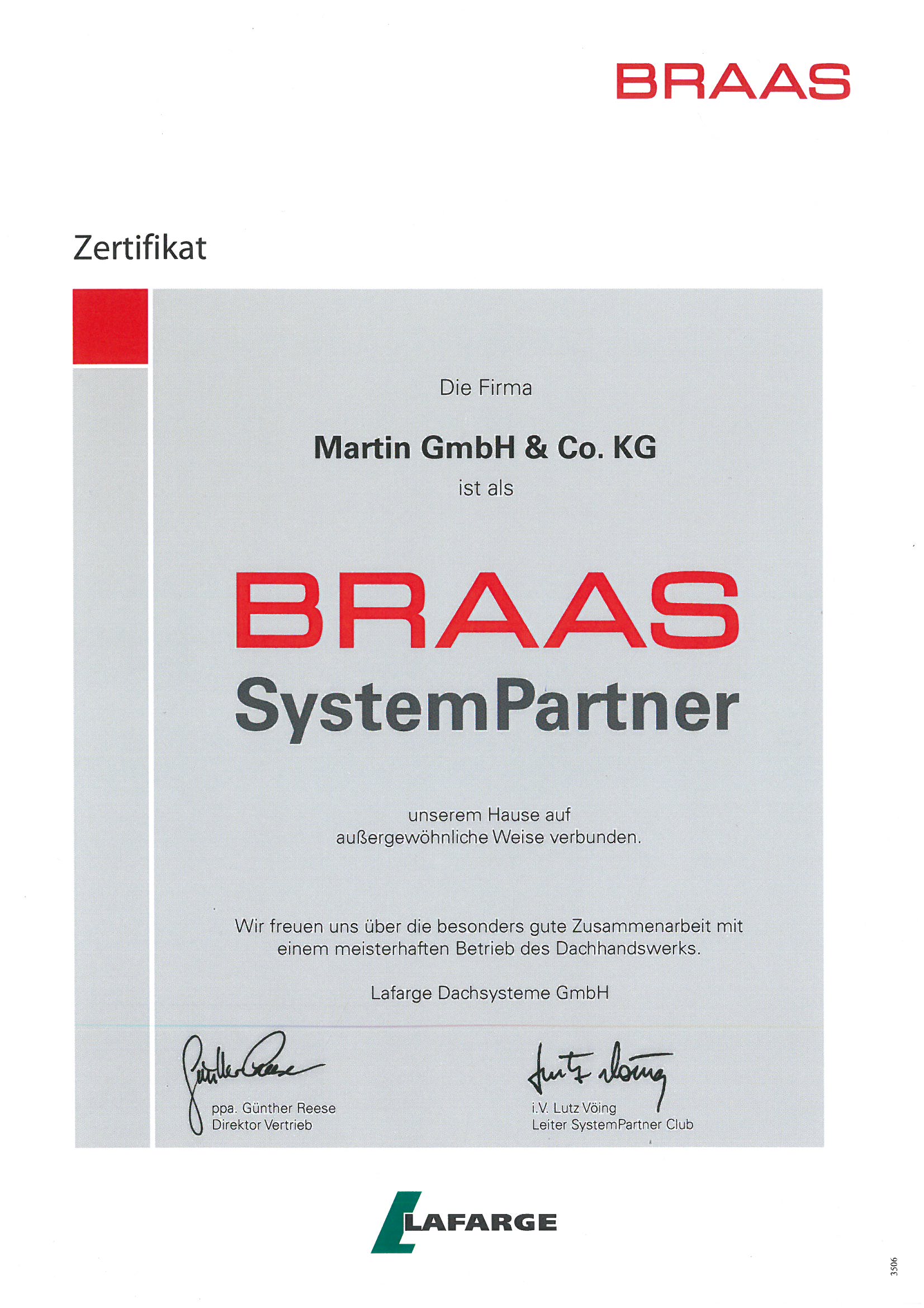 Zertifizierungsnachweis 3